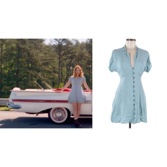 URBAN OUTFITTERS BABY DRIVER Swiss Dot Dress RARE NEW - Picture 1 of 4